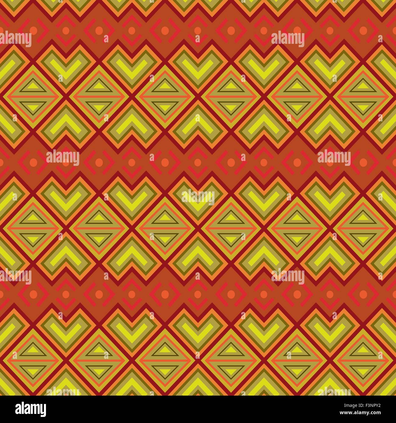 Seamless ethnic motifs patterns in a single file, hand drawing vector