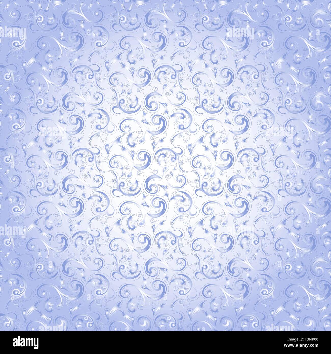 Winter motifs pattern in light blue hues, hand drawing vector ...