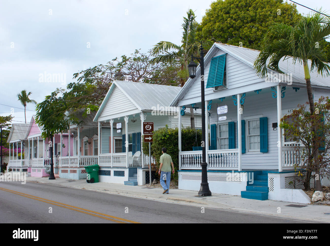 Duval St. in Key West, Florida, USA. Stock Photo