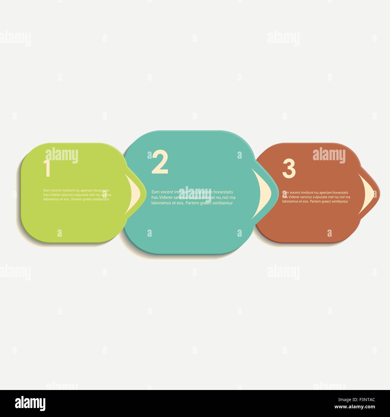 Abstract color vector shapes for your infographics Stock Vector Image ...