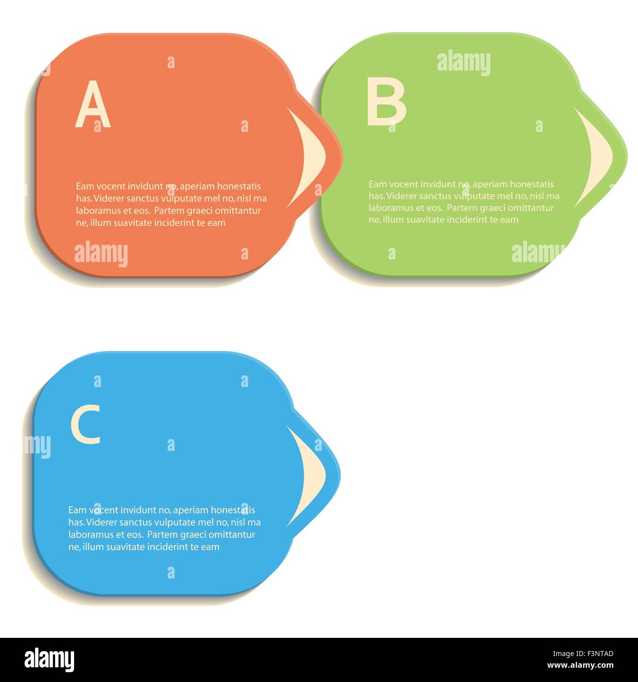 Abstract color vector shapes for your infographics Stock Vector Image ...