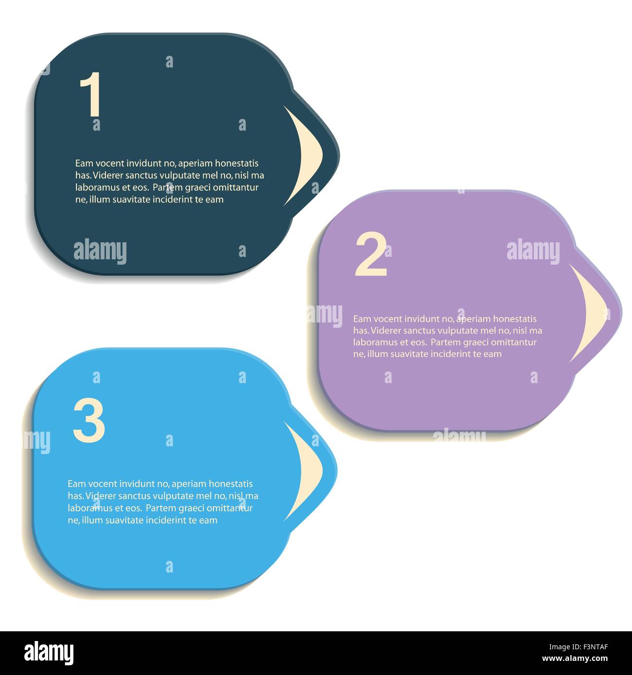 Abstract color vector shapes for your infographics Stock Vector Image ...