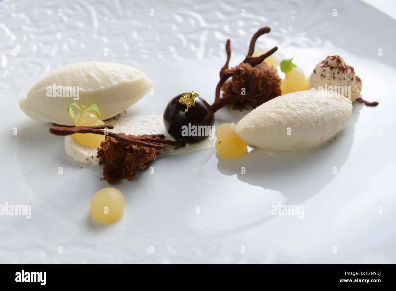 Gourmet dessert Stock Photo