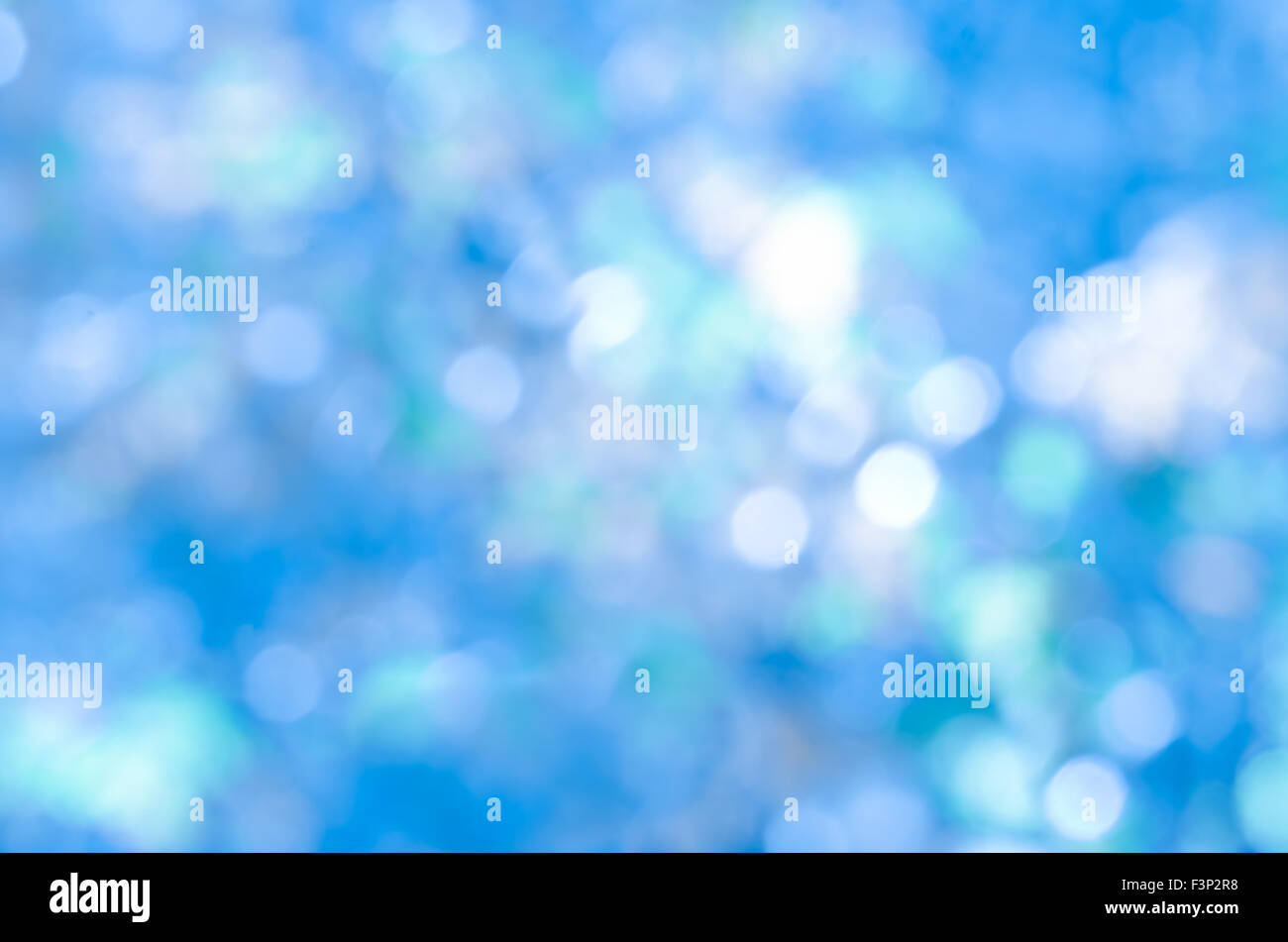 abstract blue lights bokeh background Stock Photo - Alamy