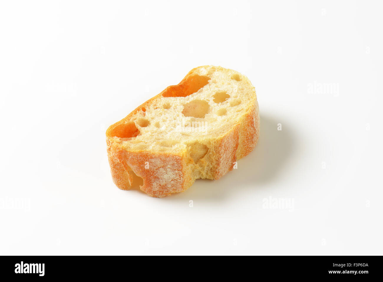 slice of white bread on white background Stock Photo - Alamy