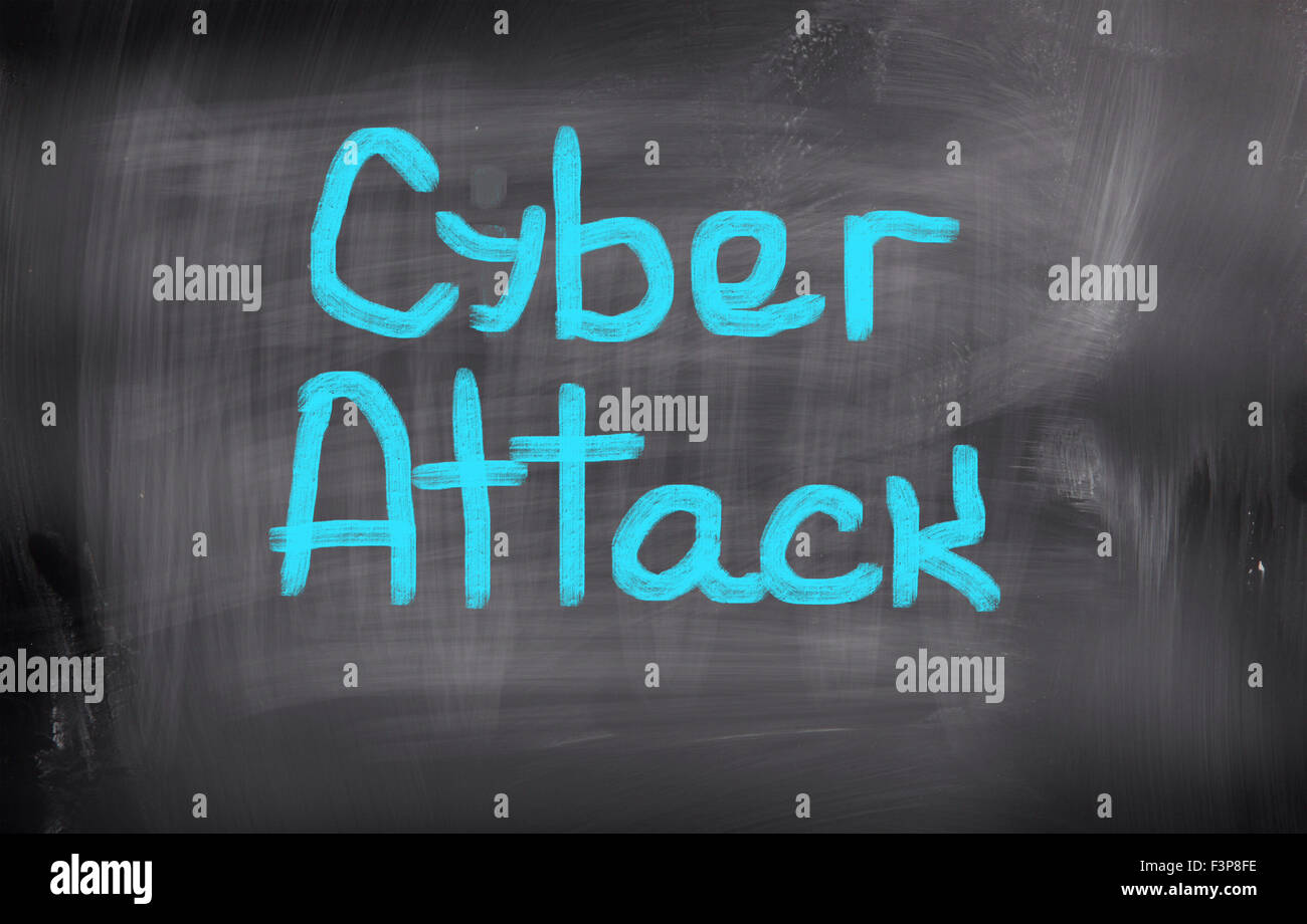 Cyber Attack Concept Stock Photo
