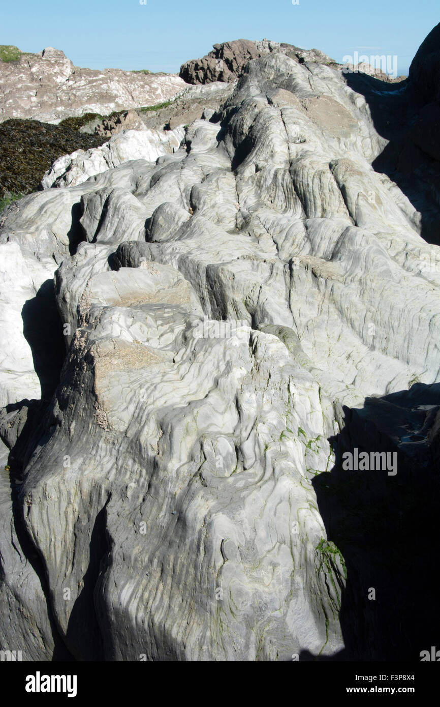N.DEVON; LADIES BEACH; BEDROCK; (Grit, Shale