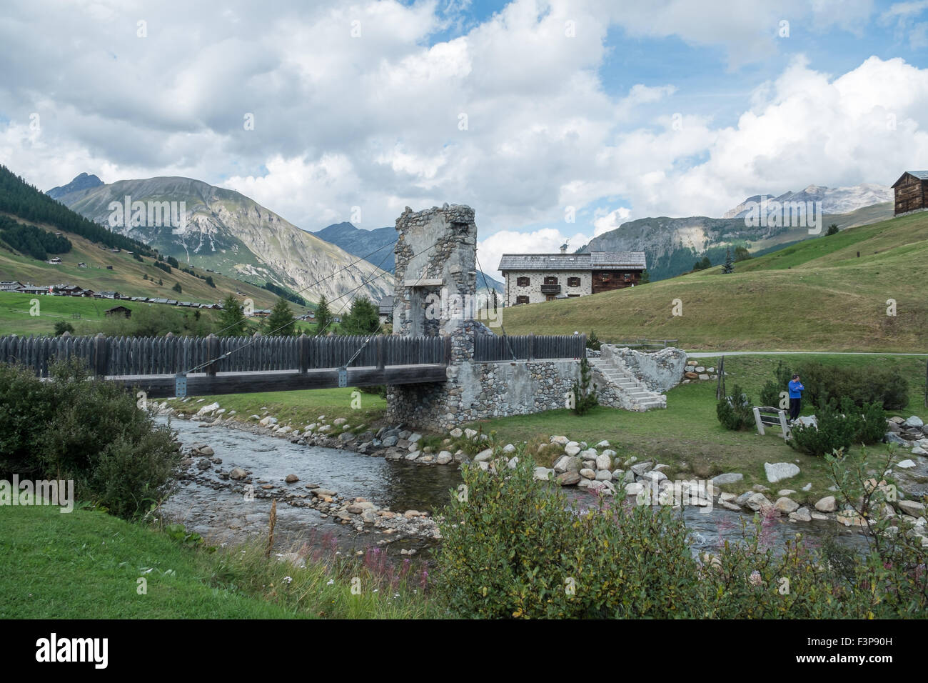 Old stone bridge, Italy, Lombardy near Brescia Stock Photo Alamy