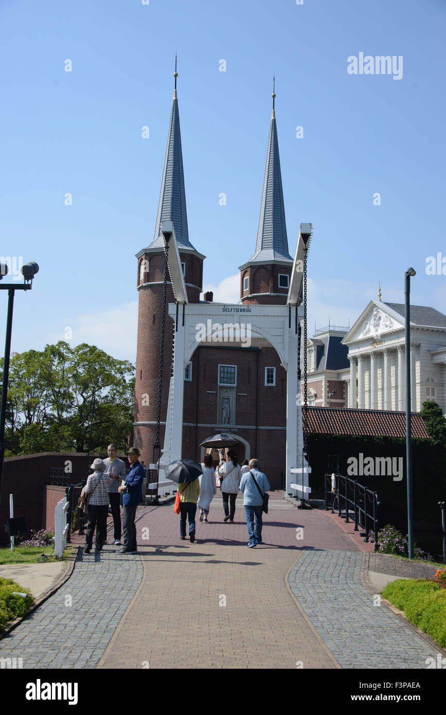 Huis Ten Bosh Dutch theme Park, Japan Stock Photo Alamy