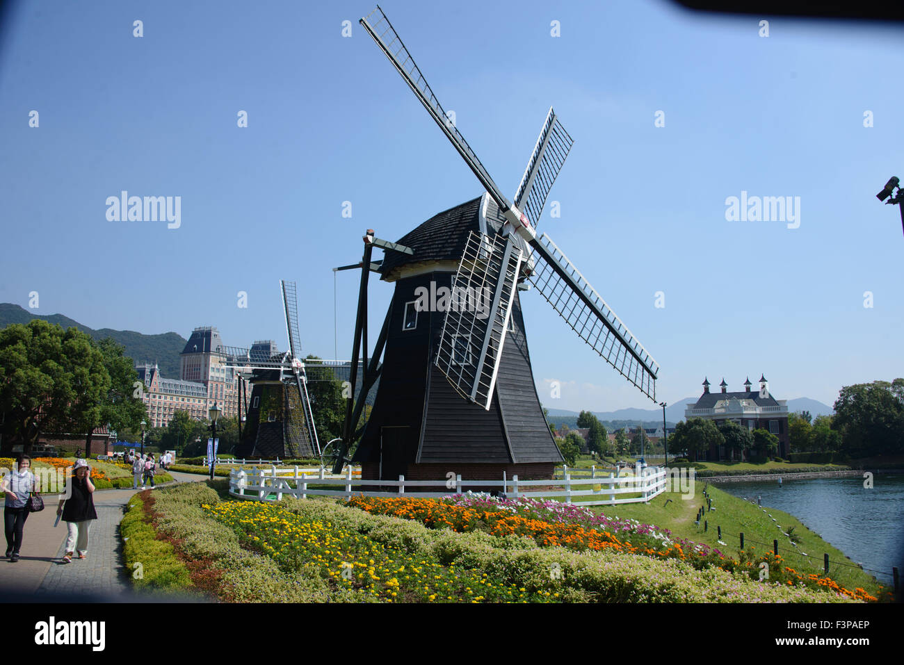 Huis Ten Bosh Dutch theme Park, Japan Stock Photo Alamy