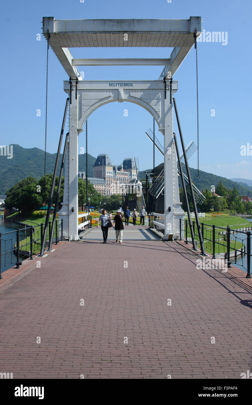 Huis Ten Bosh Dutch theme Park, Japan Stock Photo Alamy