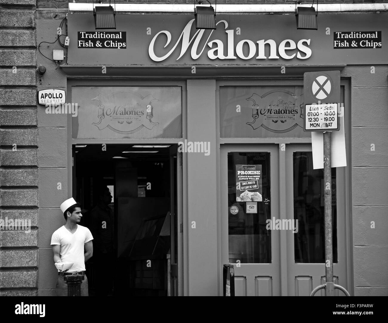 Traditional Fish and Chip shop in Dublin Stock Photo Alamy