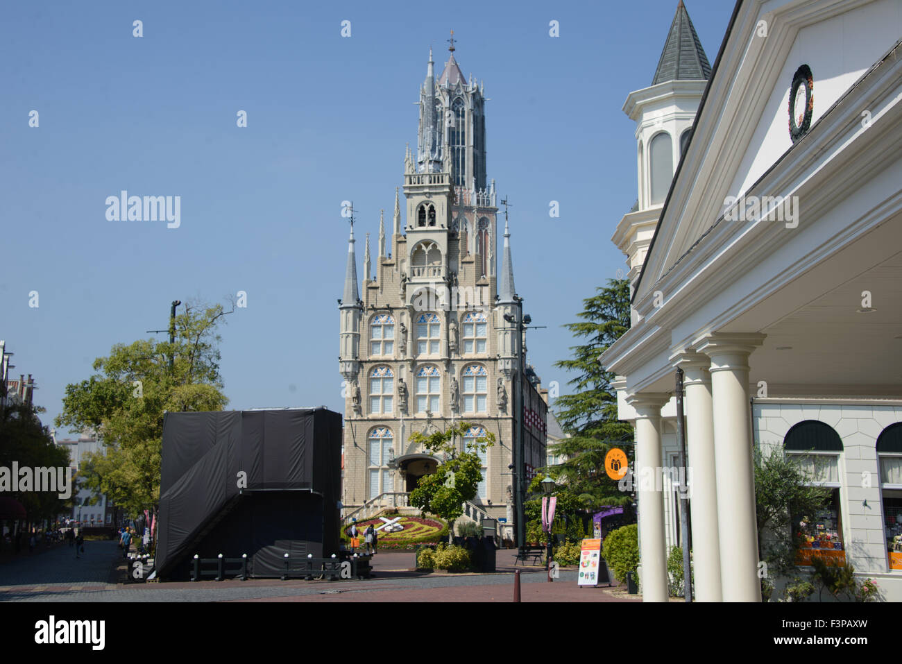 Huis Ten Bosh Dutch theme Park, Japan Stock Photo Alamy