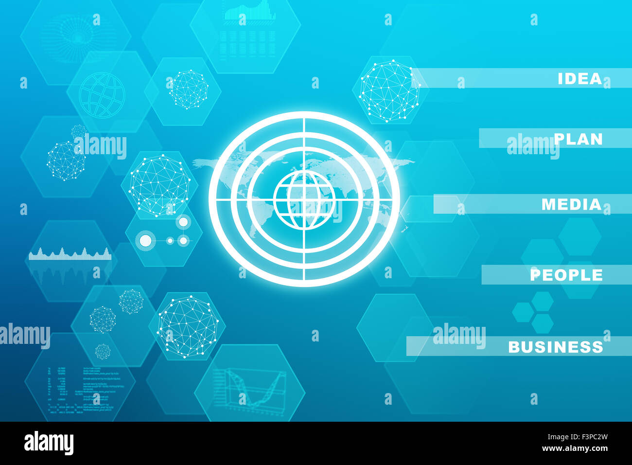 World map with business words Stock - World Map With Business Words F3PC2W 