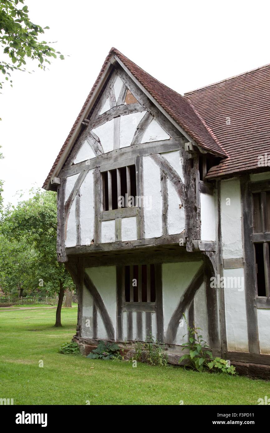 English Tudor house showing gable. Stock Photo