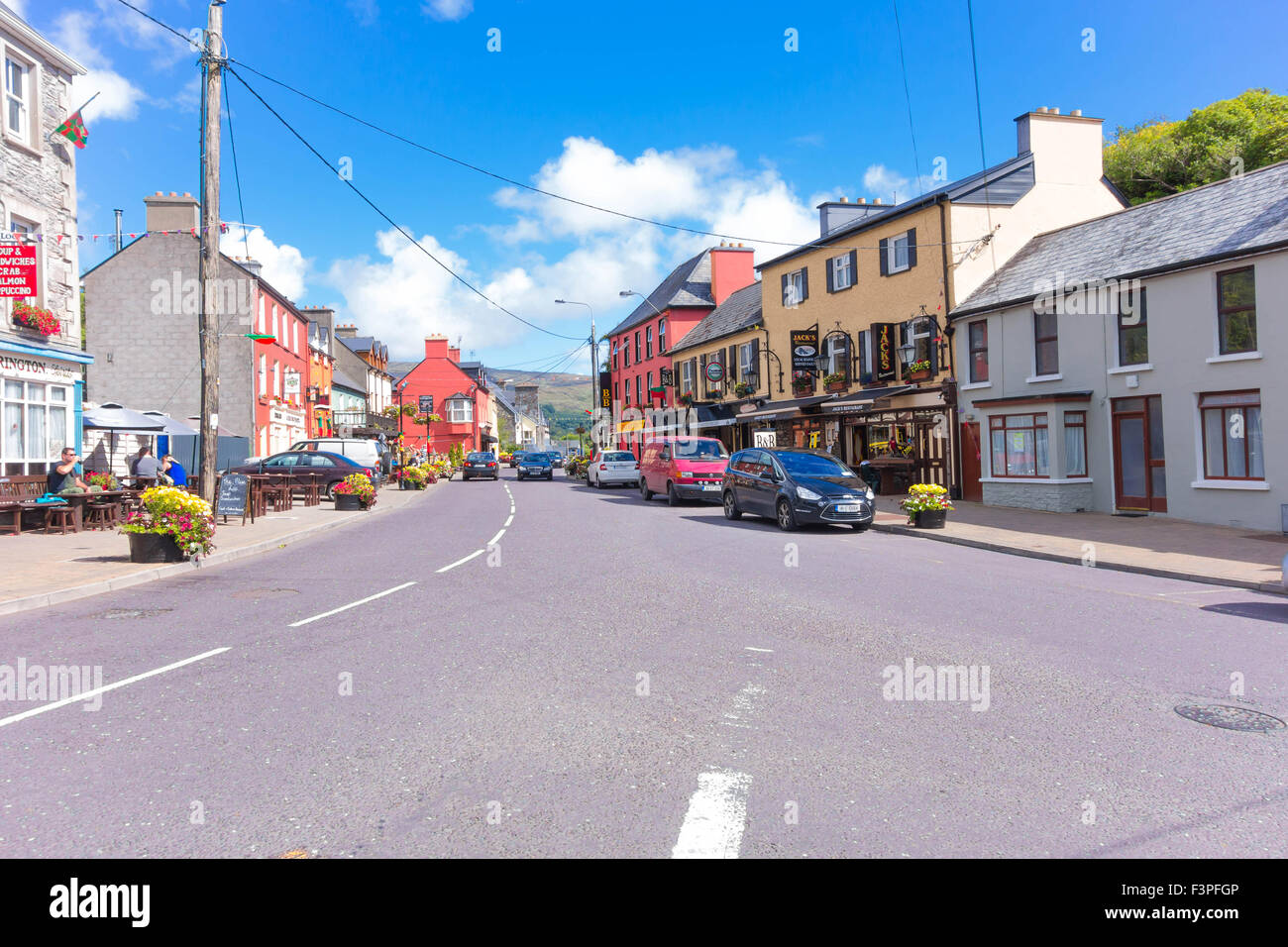 Glengarriff Village on the N71 form Cork Ireland Stock Photo Alamy