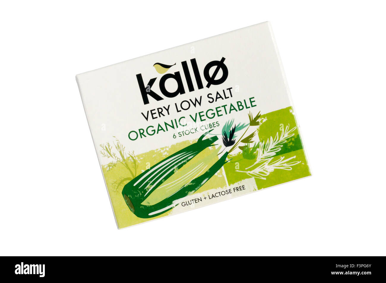 Low salt vegetable stock cubes packet box hires stock photography and