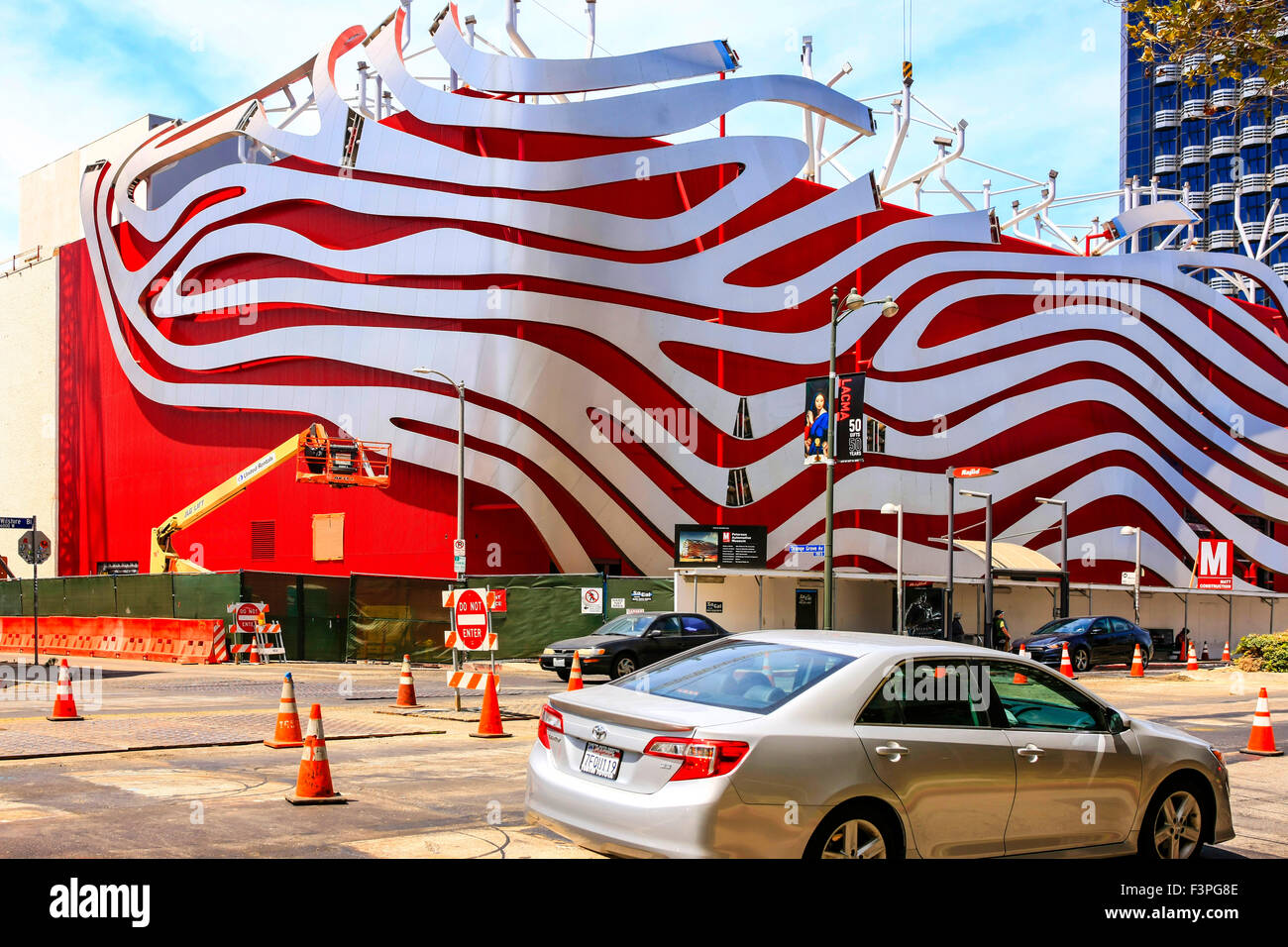 The new Peterson Automotive Museum on Wilshire Boulevard in the Miracle