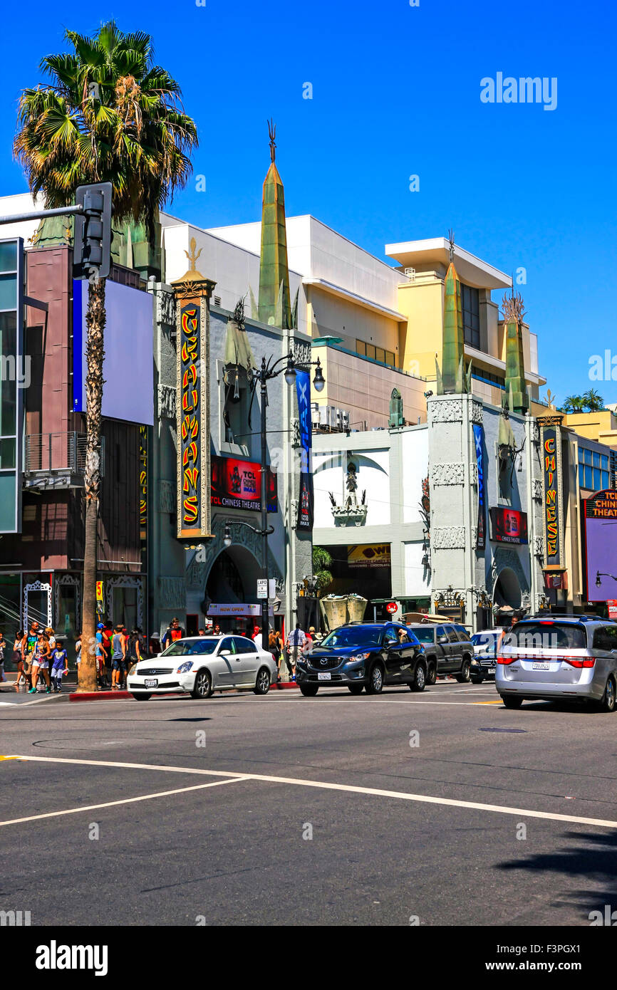 TCL Chinese Theatre is a cinema palace on the historic Hollywood Walk ...