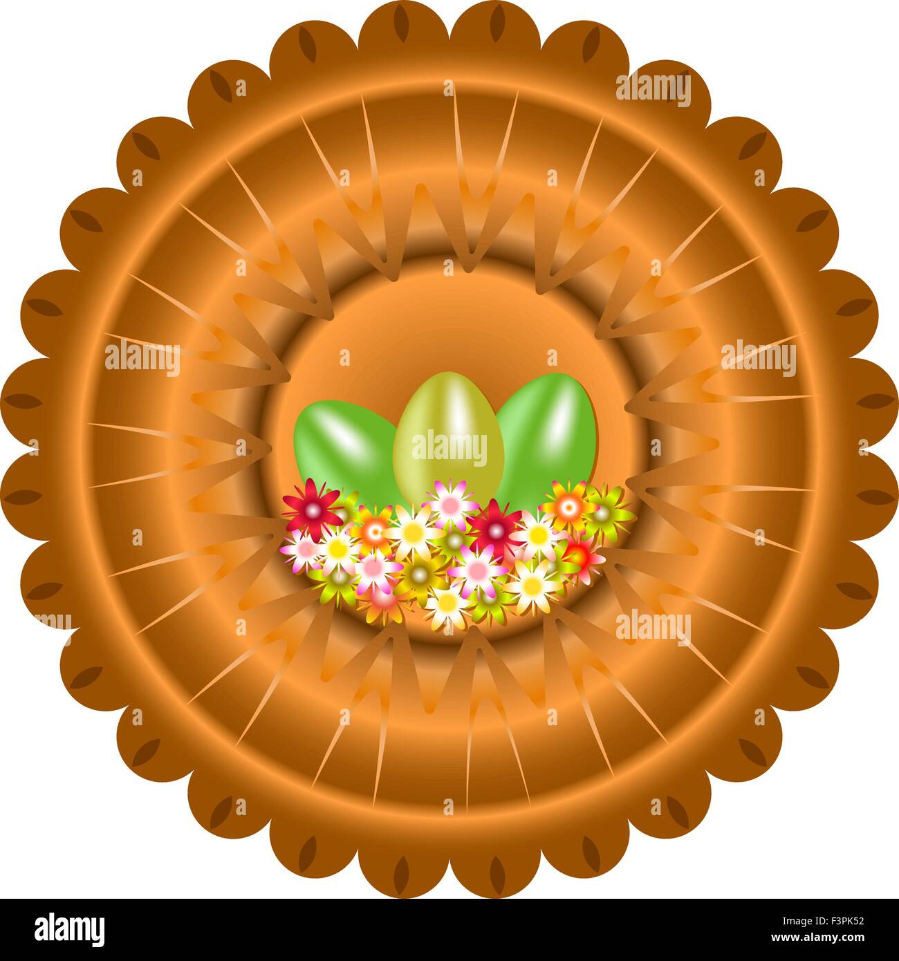 Easter Egg Ornamental Vector Art Stock Vector Image & Art - Alamy