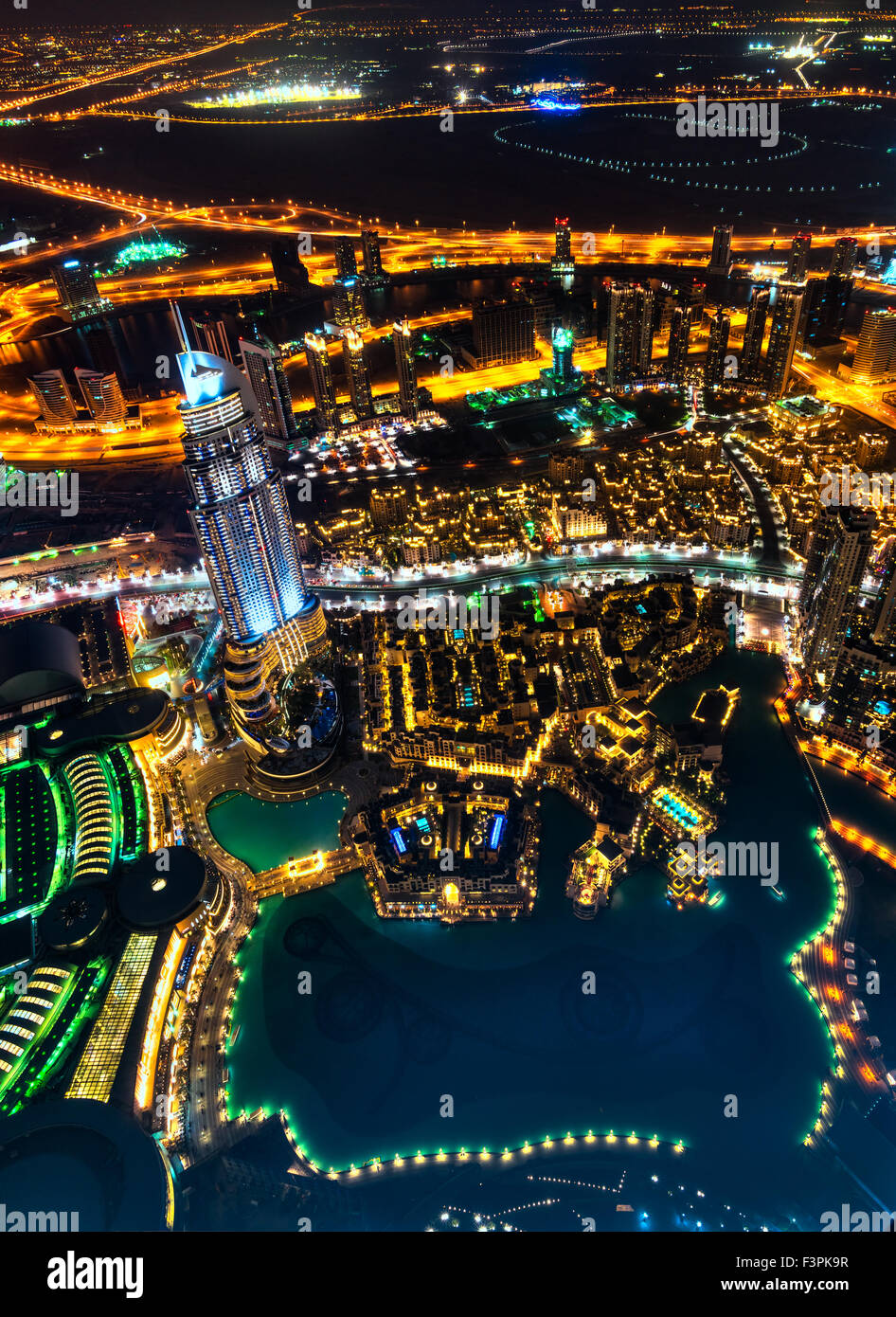 Dubai skyline at dusk, UAE Stock Photo - Alamy