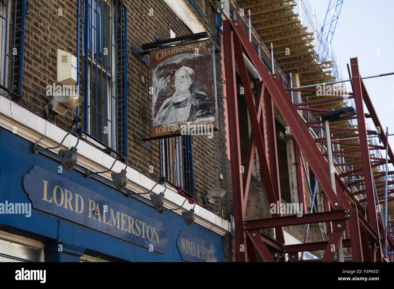 An old fashioned, classic local corner pub in Deptford, SE London Stock
