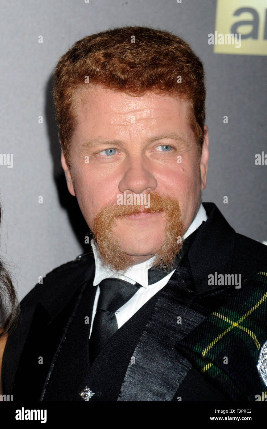 New York City. 9th Oct, 2015. Michael Cudlitz attends AMC's 'The Walking Dead' Season 6 Fan Premiere Event 2015 at Madison Square Garden on October 9, 2015 in New York City. © dpa/Alamy Live News Stock Photo