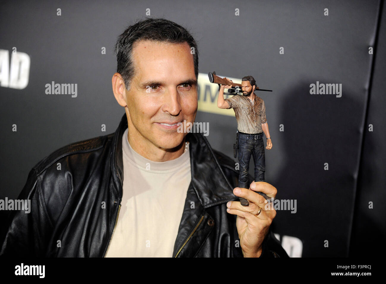 New York City. 9th Oct, 2015. Cartoonist Todd McFarlane attends AMC's 'The Walking Dead' Season 6 Fan Premiere Event 2015 at Madison Square Garden on October 9, 2015 in New York City. © dpa/Alamy Live News Stock Photo