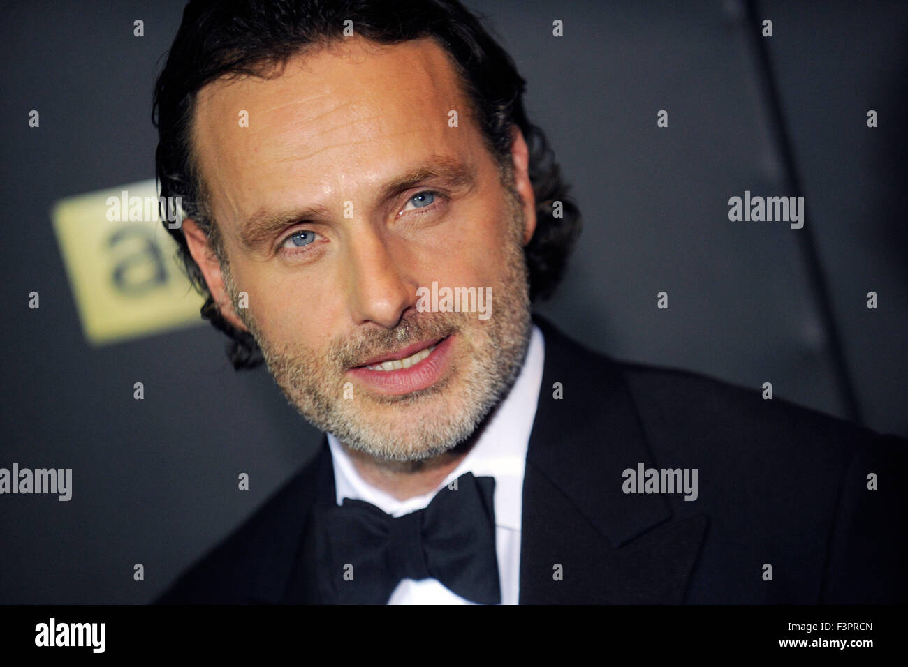New York City. 9th Oct, 2015. Andrew Lincoln attends AMC's 'The Walking Dead' Season 6 Fan Premiere Event 2015 at Madison Square Garden on October 9, 2015 in New York City. © dpa/Alamy Live News Stock Photo