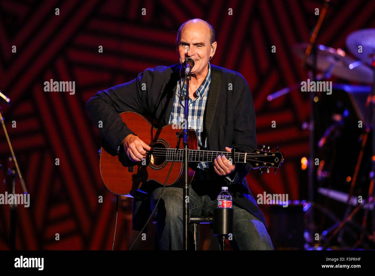 James Taylor performs live in concert 2015 Stock Photo