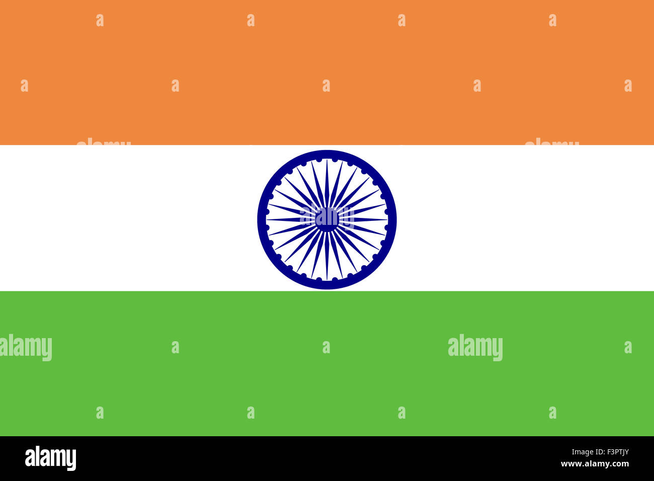 Orange white green flag horizontal deals