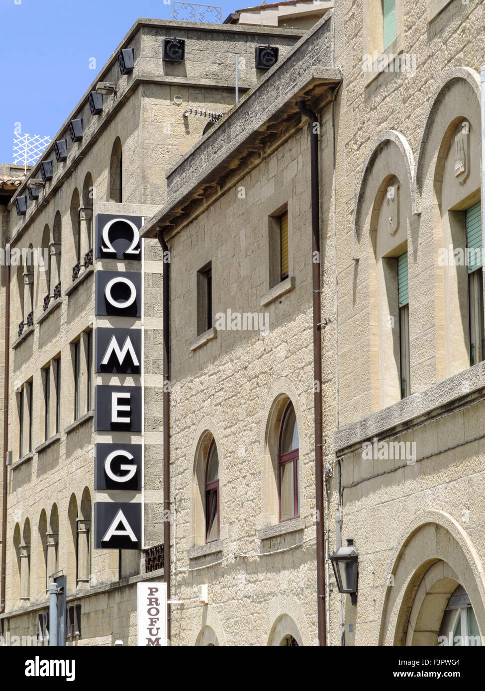 Italy, Emilia-Romagna, Republic of San Marino - luxury goods. Stock Photo