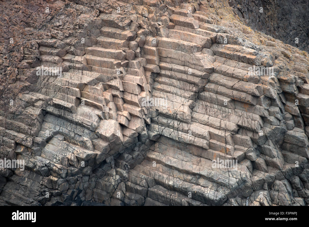Columnar jointed basalt rock formations of Scandola Nature Reserve