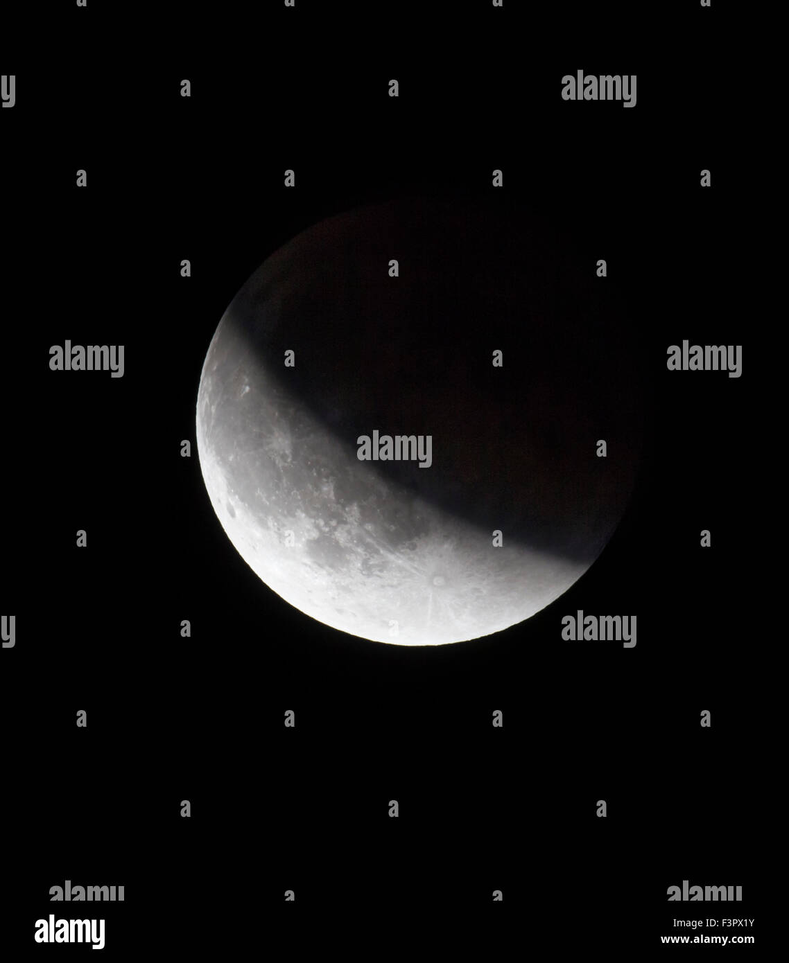 Rare Total Lunar Eclipse of a Super Full Moon over Rocky Mountains