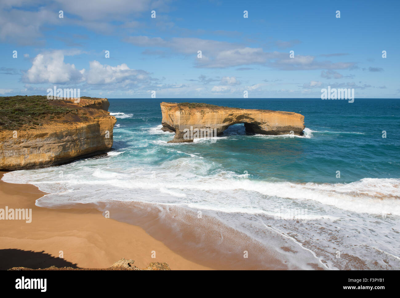 London Arch, Great Ocean Road, Port Campbell National Park, Victoria, Australia Stock Photo