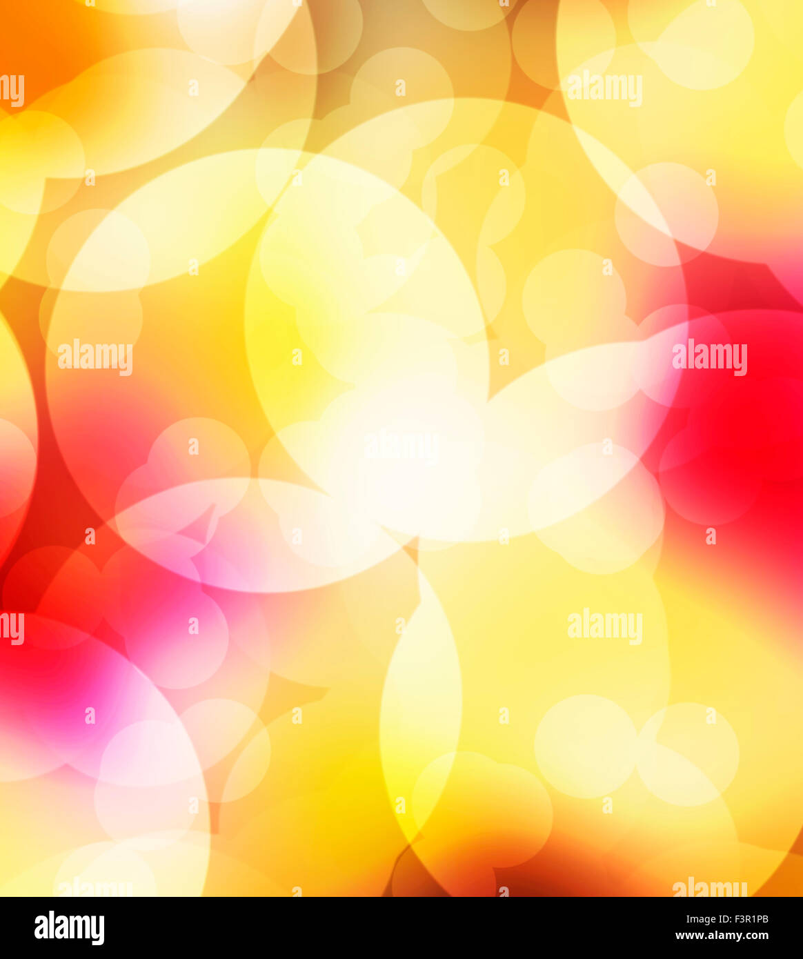 Summer flowers in an abstract bokeh blur Stock Photo - Alamy