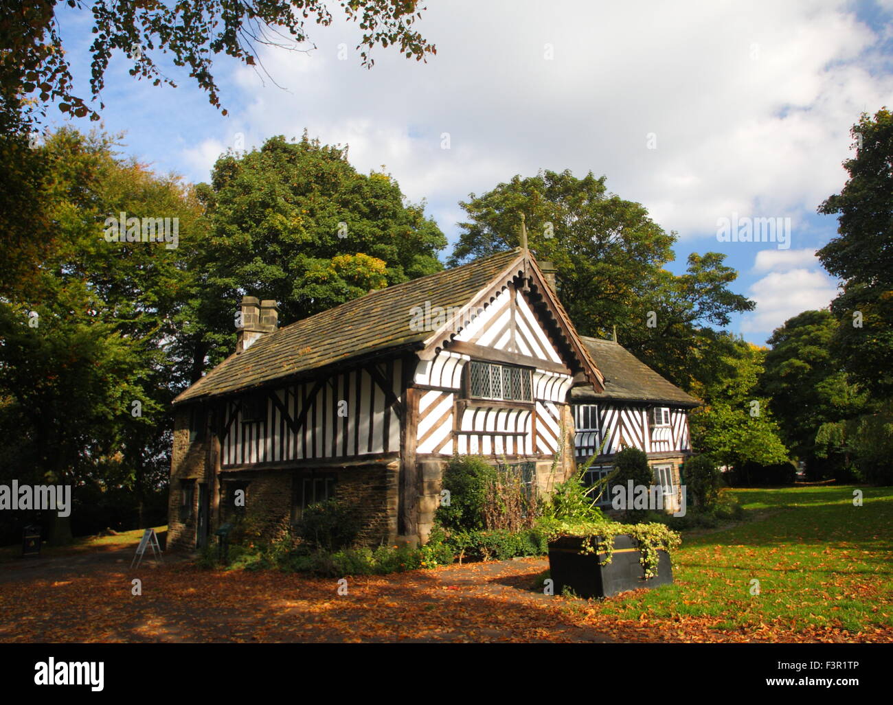 House; a half timbered house that serves as a museum in Meersbrook Park, Sheffield