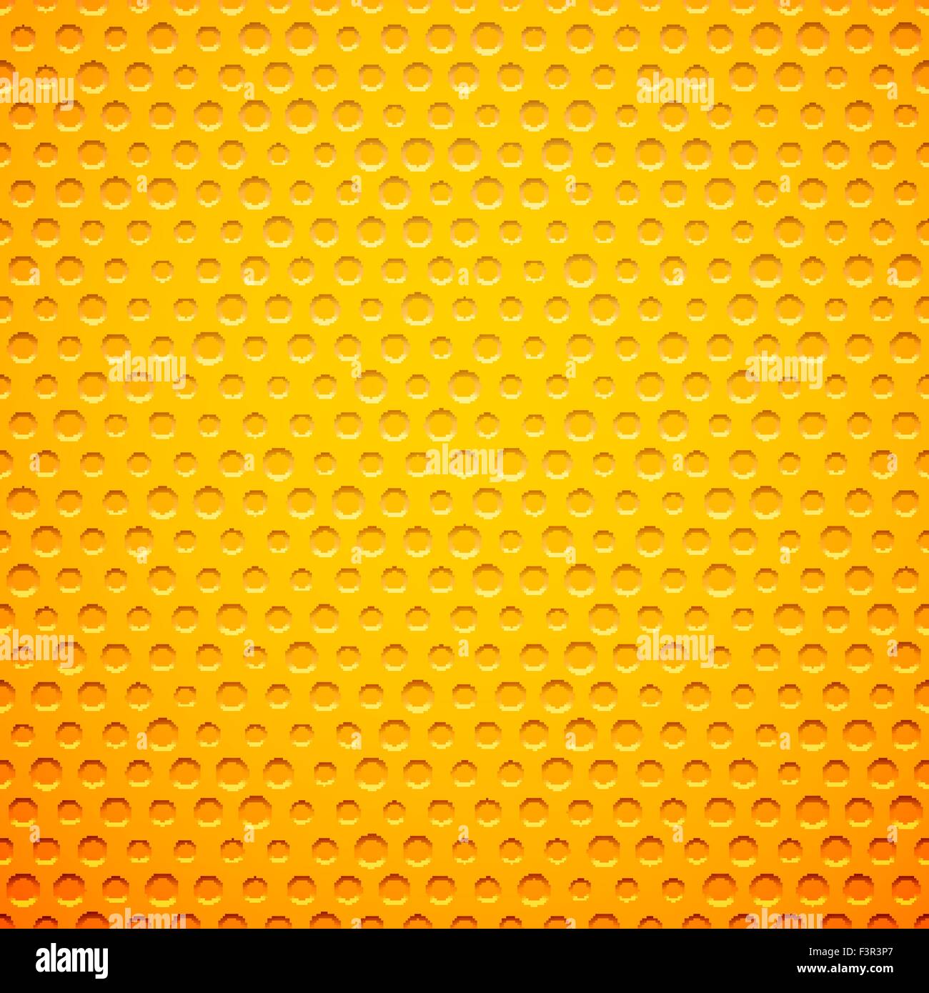 Yellow metal or plastic texture with holes Stock Vector Image & Art Alamy