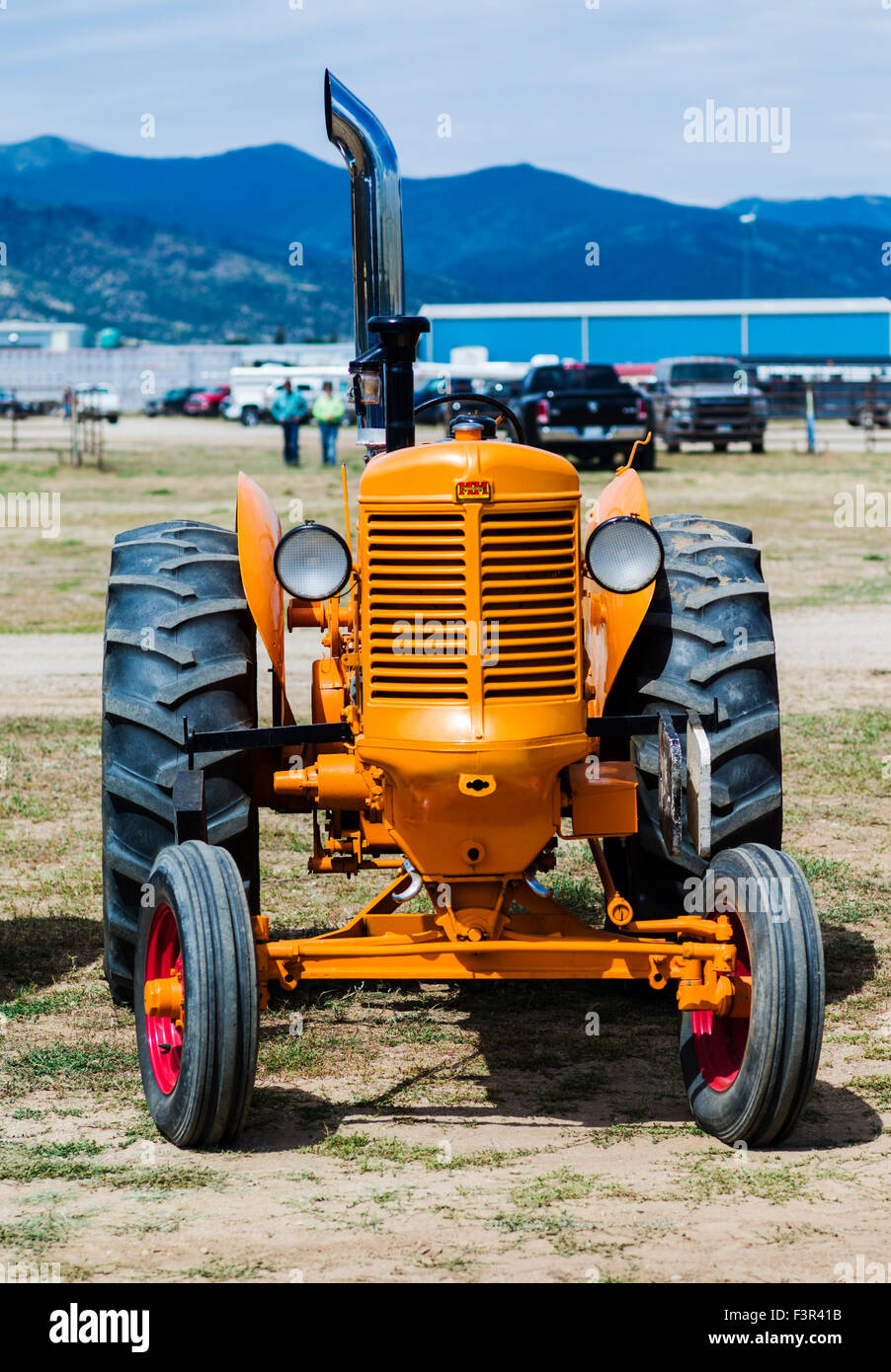 Restored antique tractors, Chaffee County Fair & Rodeo, Salida