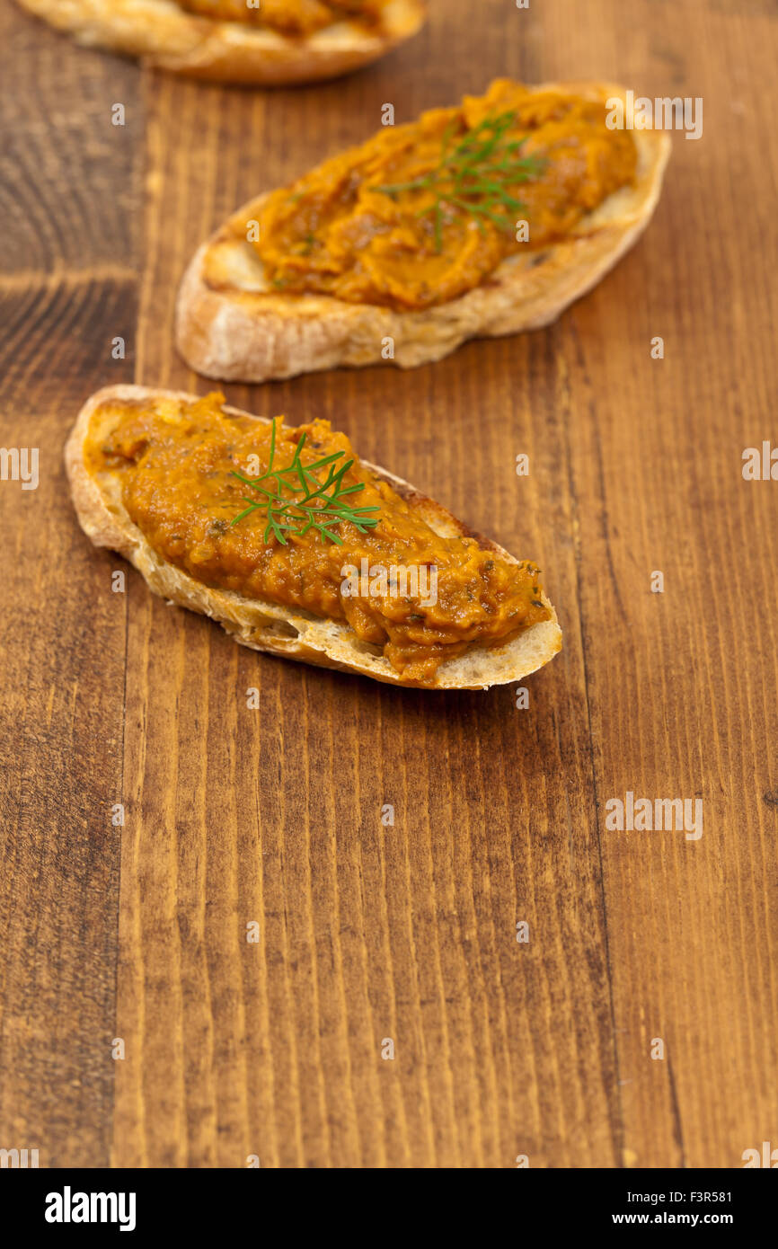 Eggplant and Zucchini Spread Stock Photo Alamy
