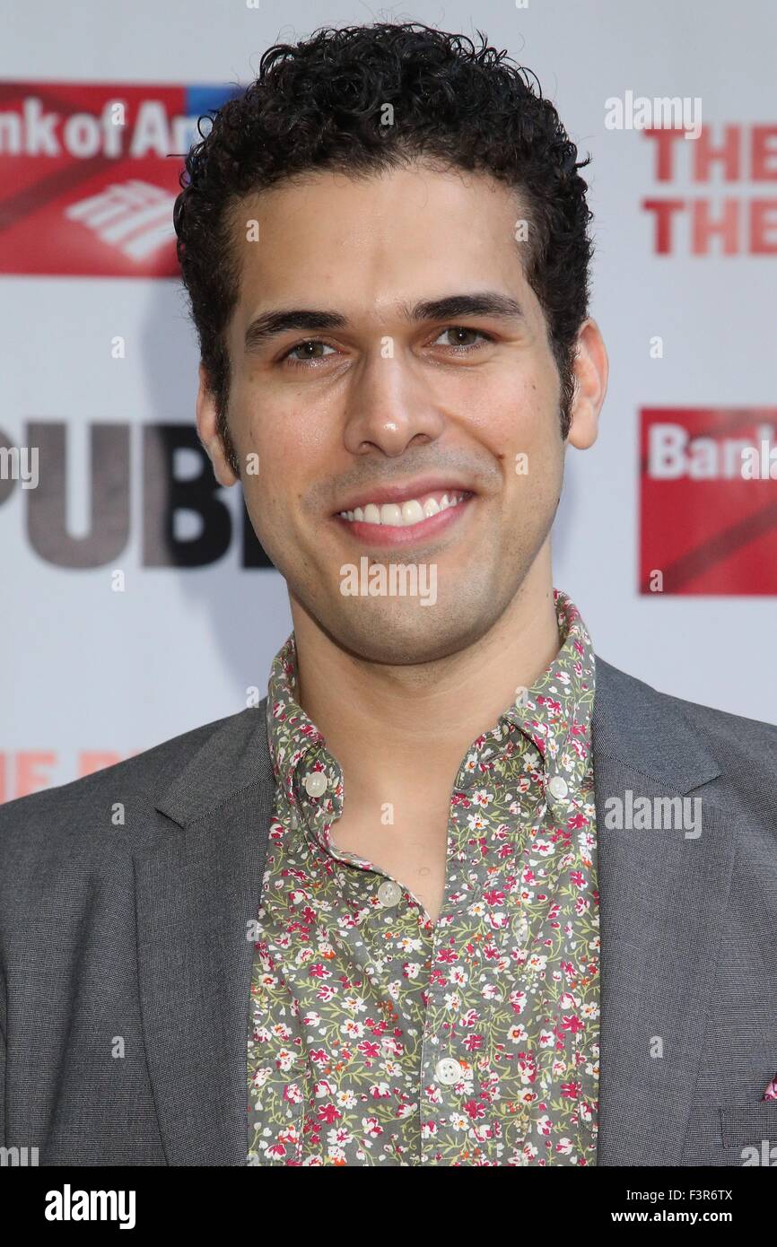 Opening night for Cymbeline at the Delacorte Theater - Arrivals.  Featuring: Joel Perez Where: New York City, New York, United States When: 10 Aug 2015 Stock Photo