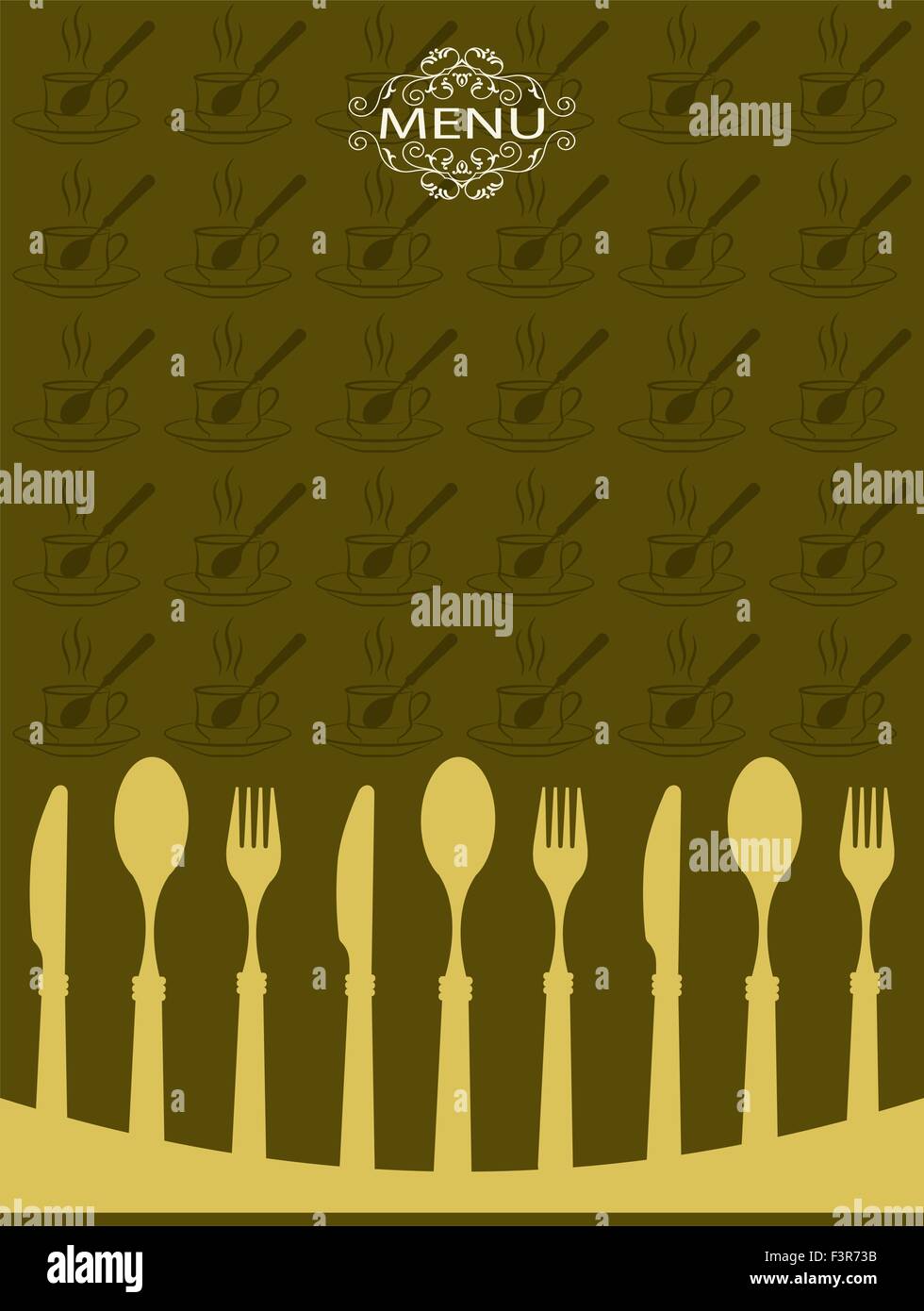 Menu Card Design Template Vector Art Stock Vector Image & Art - Alamy