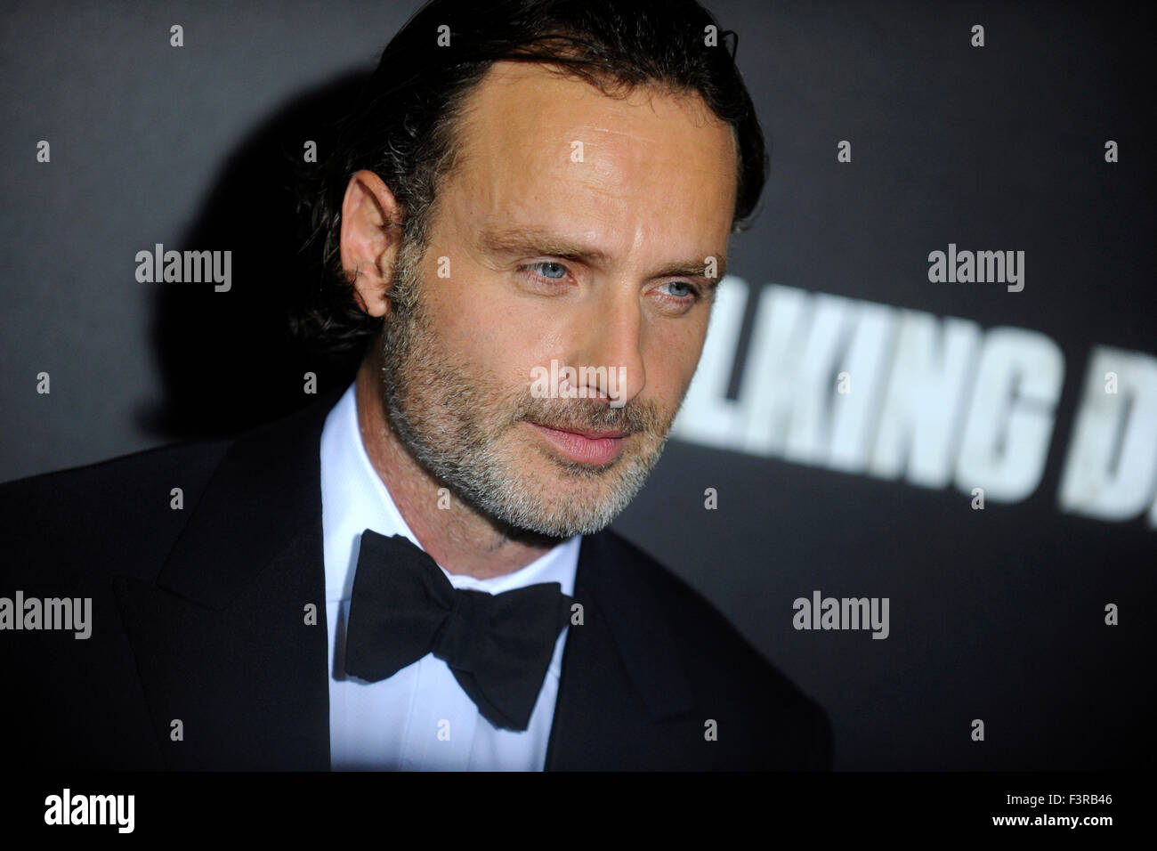 New York City. 9th Oct, 2015. Andrew Lincoln attends AMC's 'The Walking Dead' Season 6 Fan Premiere Event 2015 at Madison Square Garden on October 9, 2015 in New York City./picture alliance © dpa/Alamy Live News Stock Photo