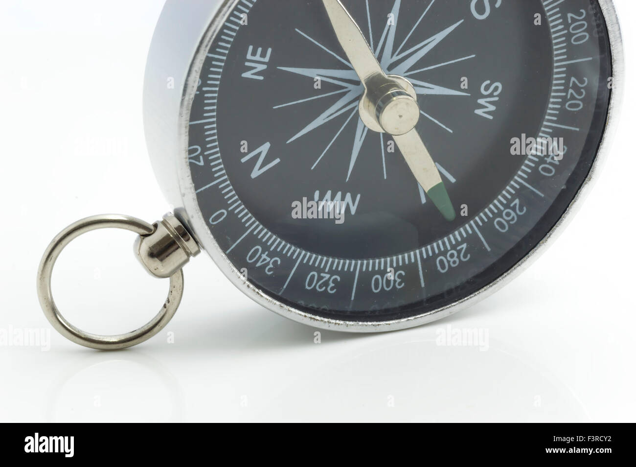 Compass isolated on white Stock Photo - Alamy
