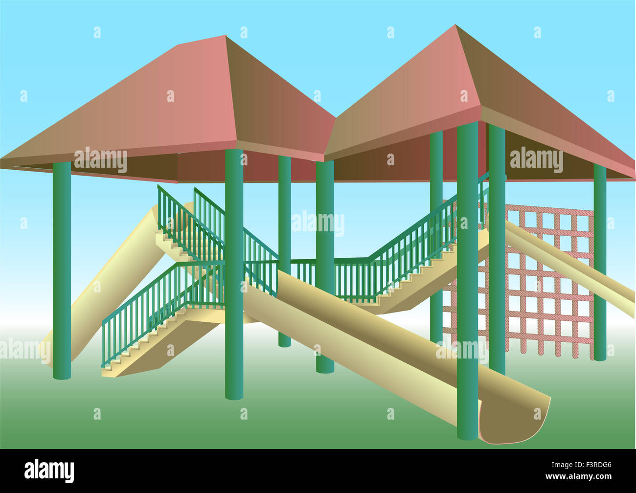 School playground hi-res stock photography and images - Alamy