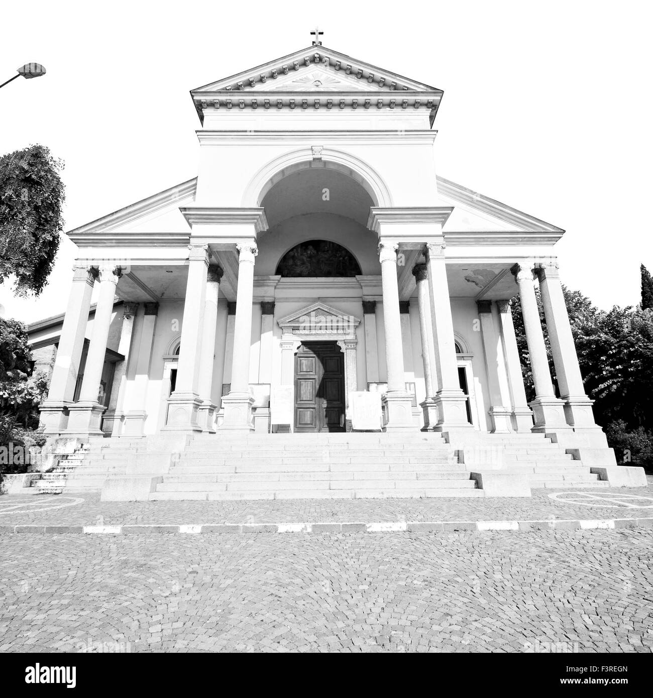 Marble italian bell tower Black and White Stock Photos & Images - Alamy