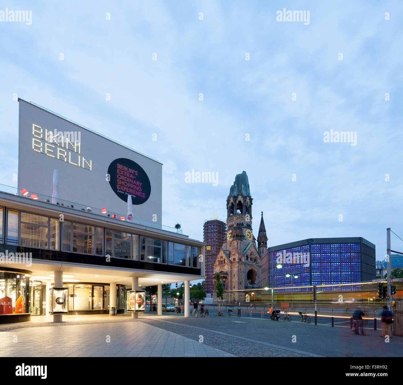 Bikinihaus And Kaiser Wilhelm Memorial Church Charlottenburg