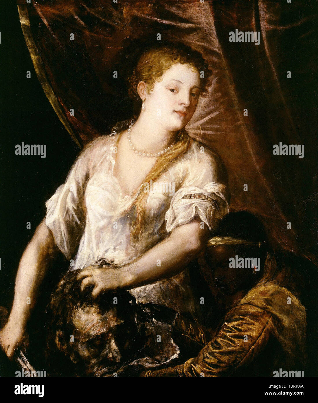 Tiziano Vecellio - Titian - Judith with the Head of Holofernes Stock Photo