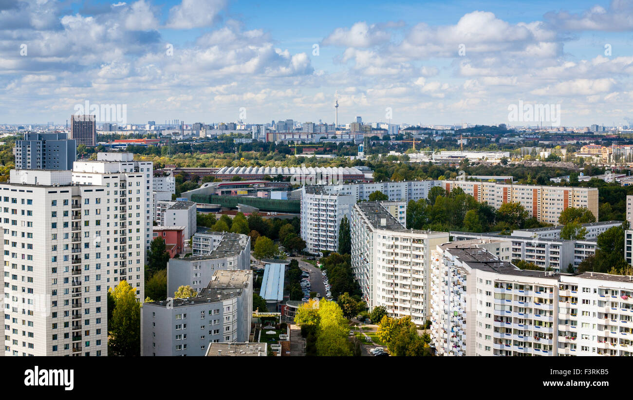 Skywalk Marzahner Promenade, Berlin, Germany Stock Photo