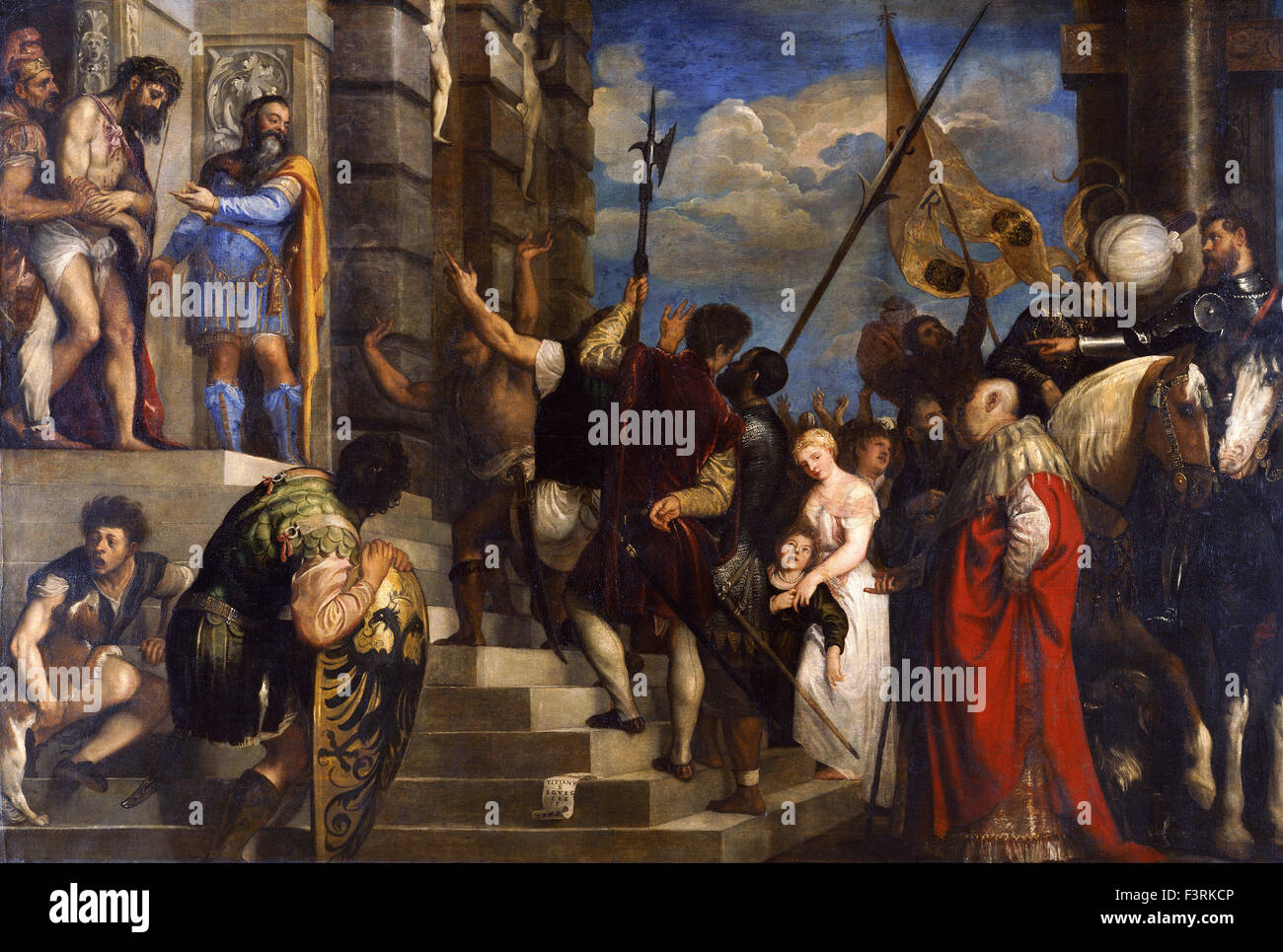 Tiziano Vecellio - Titian - Ecce Homo Stock Photo - Alamy